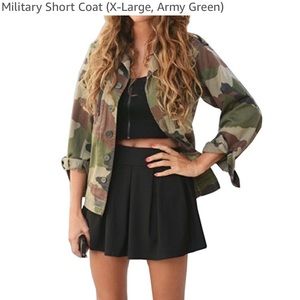 Camouflage Bomber Jackets Military Short Coat